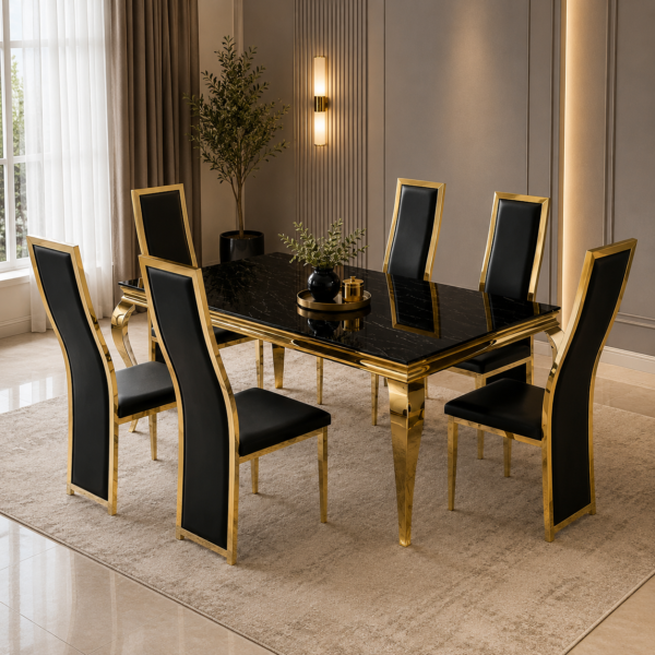 table image 2 Table Louise avec 6 chaises